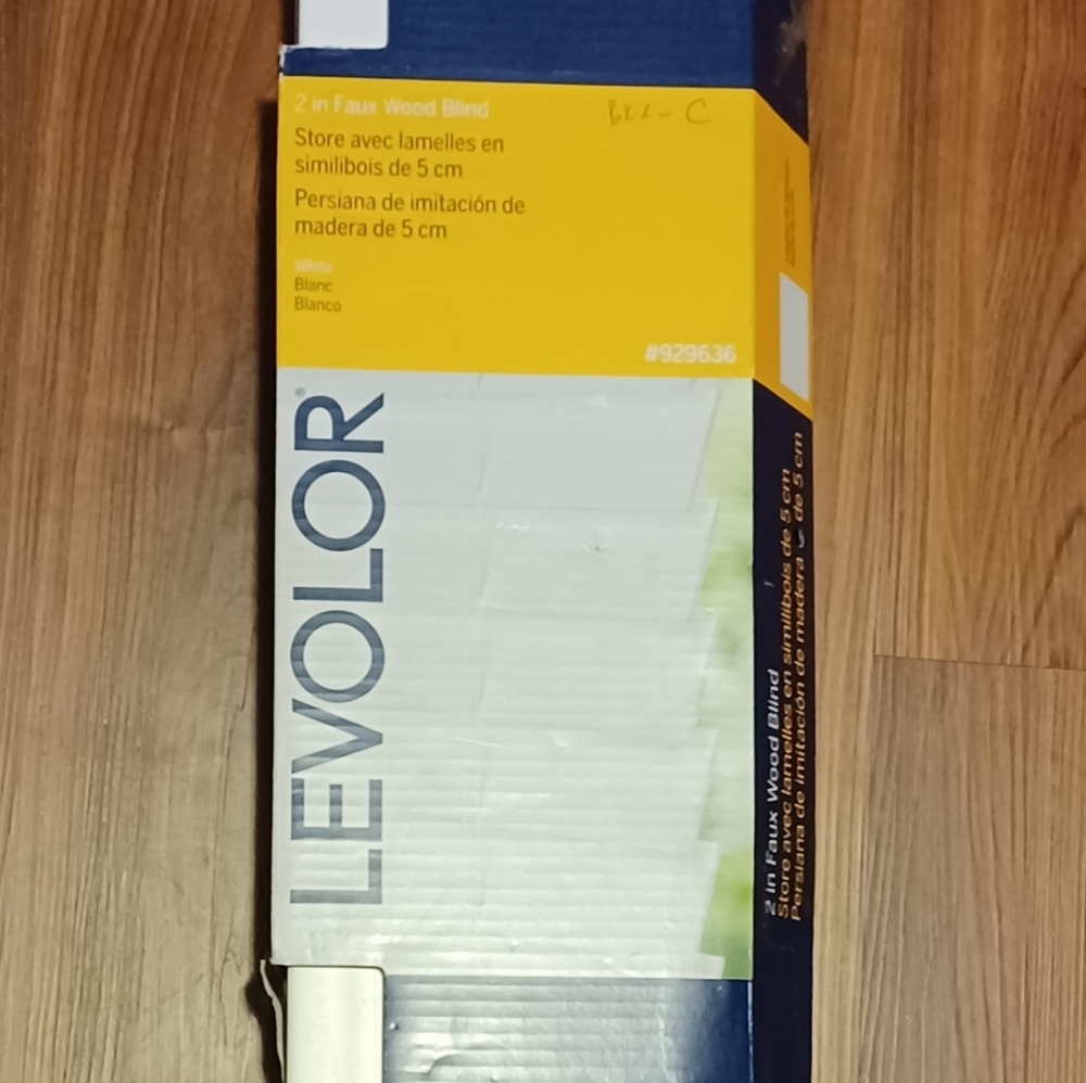 Levolor 2in Faux Wood Blind White